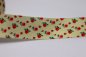Preview: Satinband Blumen - Hoodieband - gelb - 25 mm